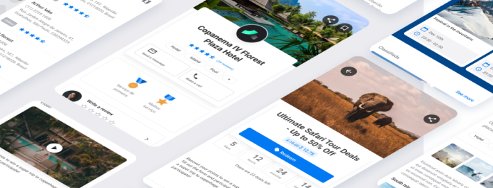 Application interface showing custom features