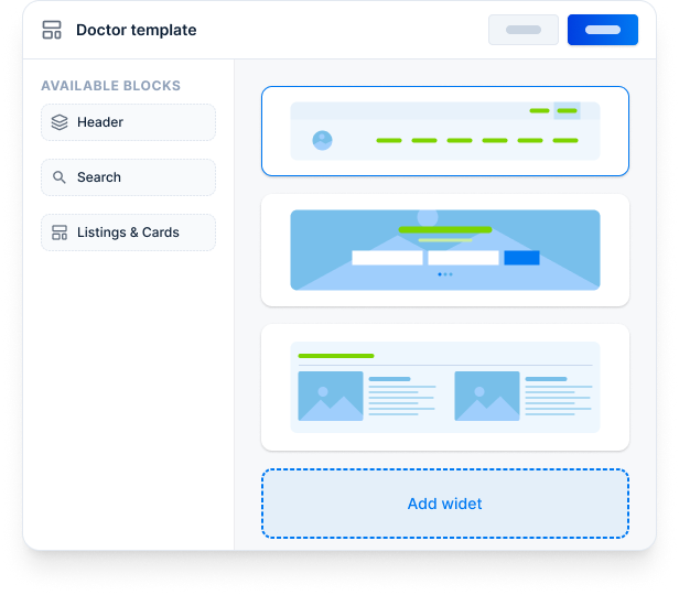 Listing Template Editor overview