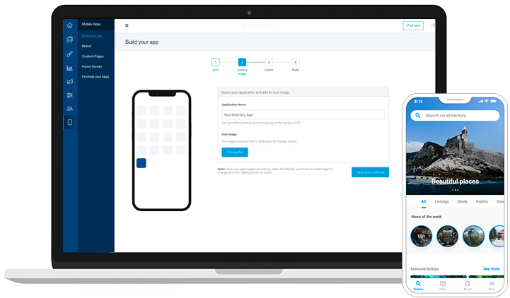 eDirectory Mobile Application Builder eDirectory Mobile Application Builder