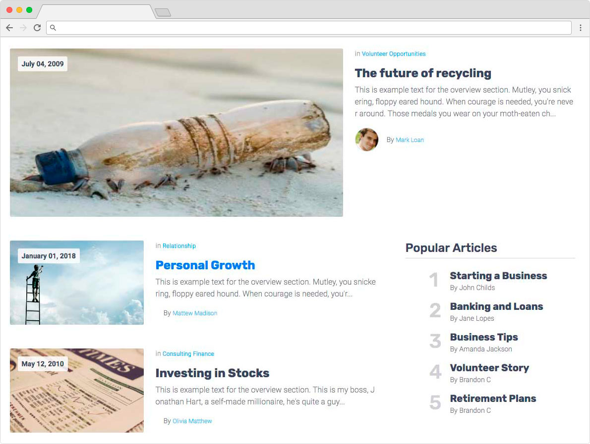 eDirectory - Articles Module eDirectory - Articles Module