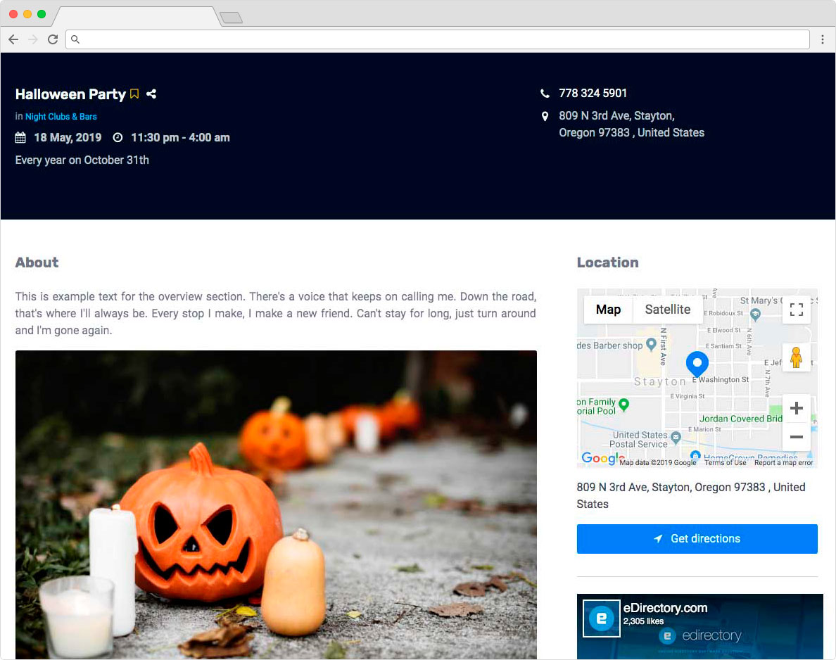 eDirectory - Events Module eDirectory - Events Module