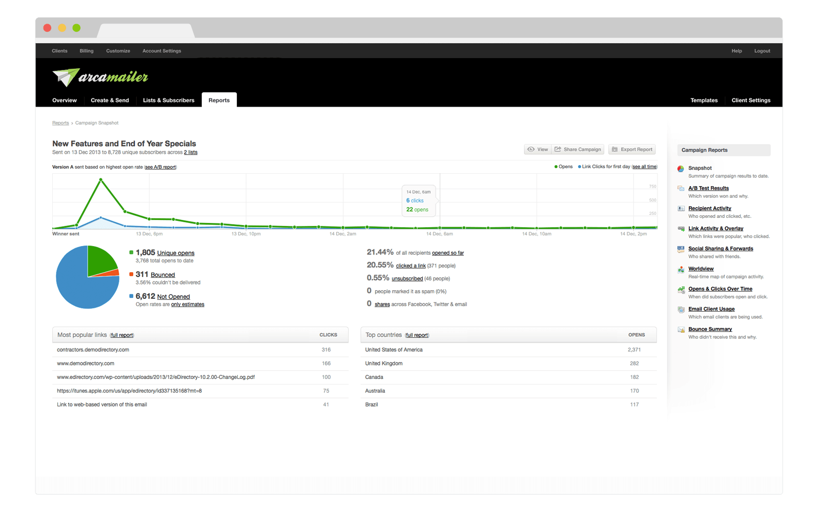 eDirectory Arca Mailer eDirectory Arca Mailer