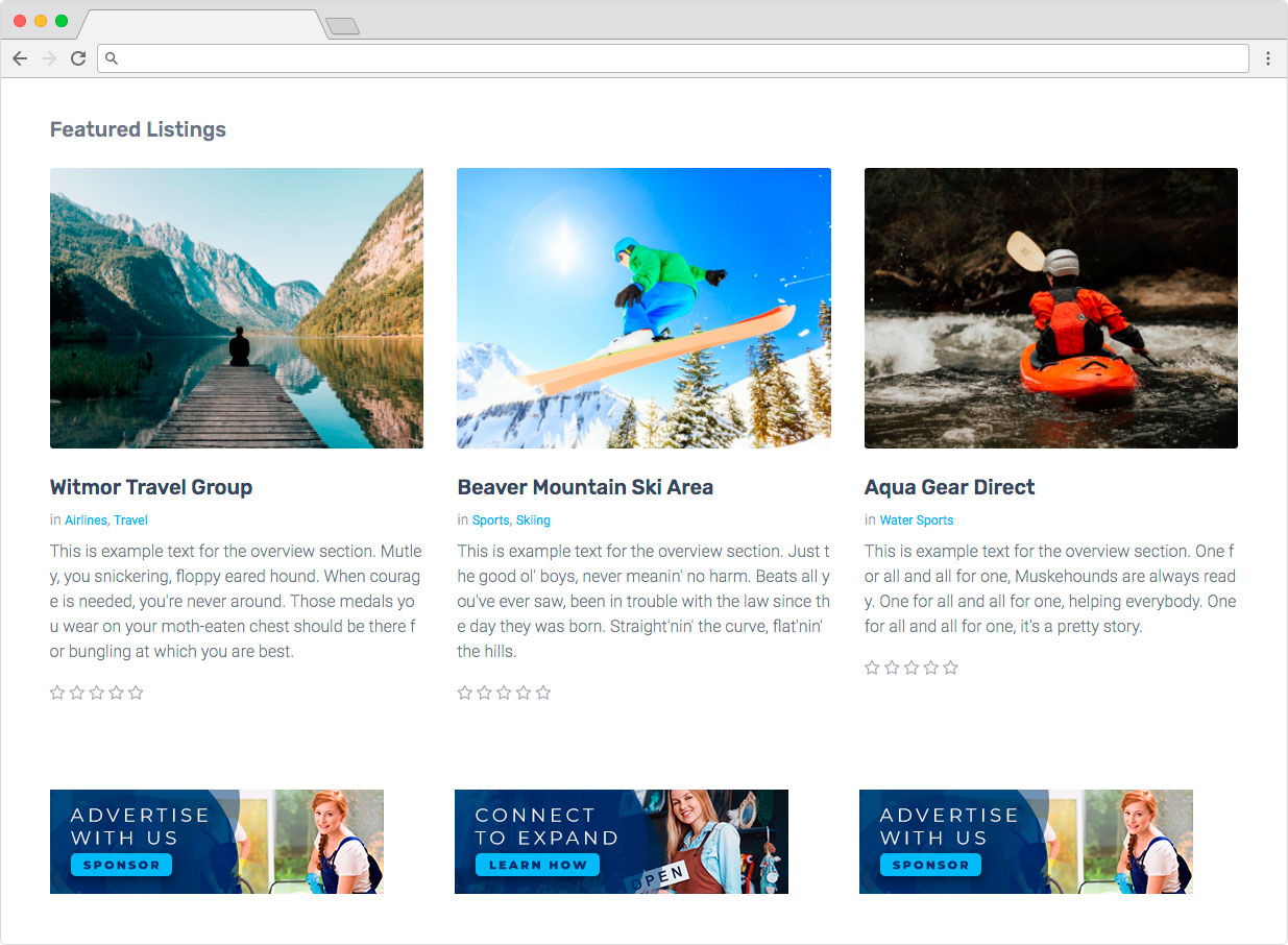 eDirectory Business Listing eDirectory Business Listing