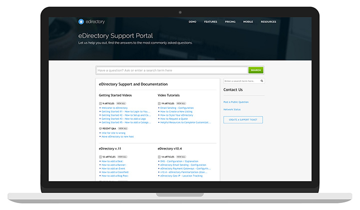 eDirectory Support eDirectory Support