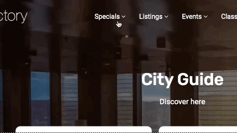 eDirectory Dropdown Menu eDirectory Dropdown Menu