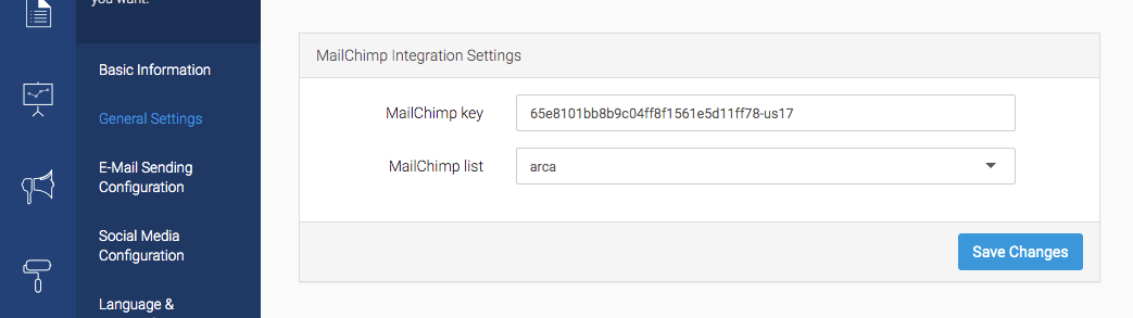 eDirectory MailChimp Integration