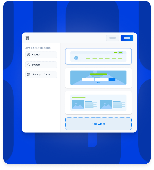 Membership listing templates