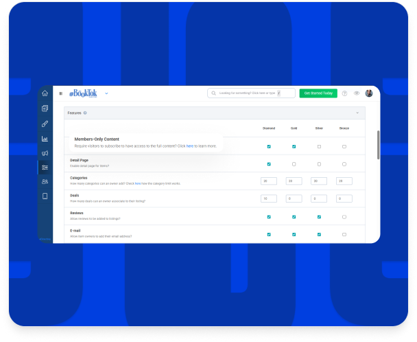 Membership paywall