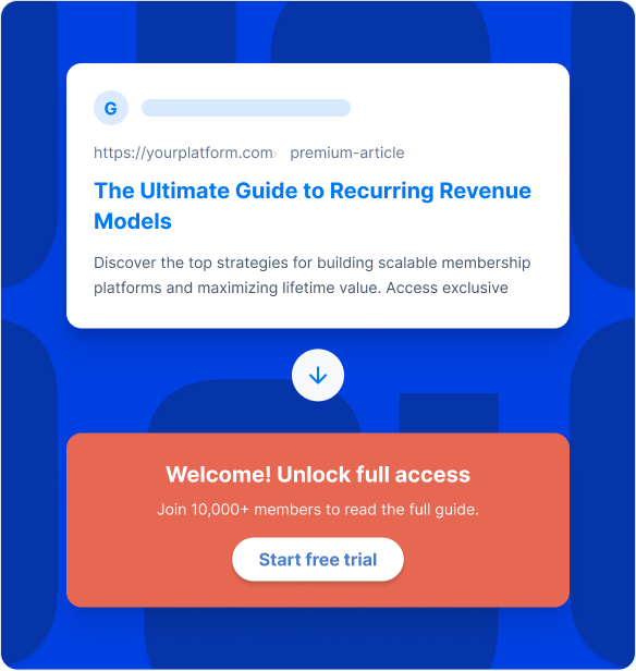 Membership SEO conversions