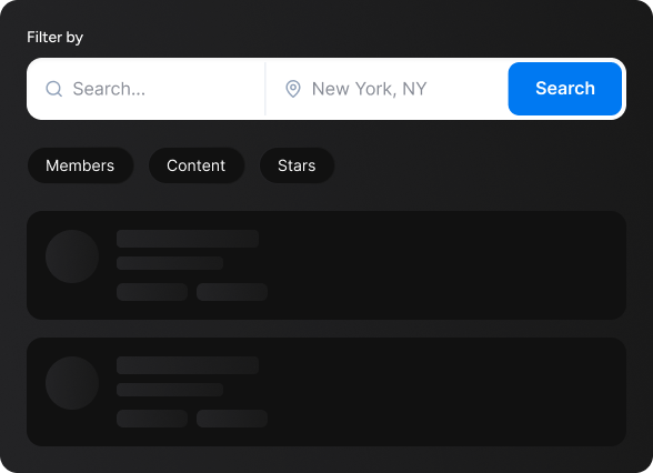 Membership smart search