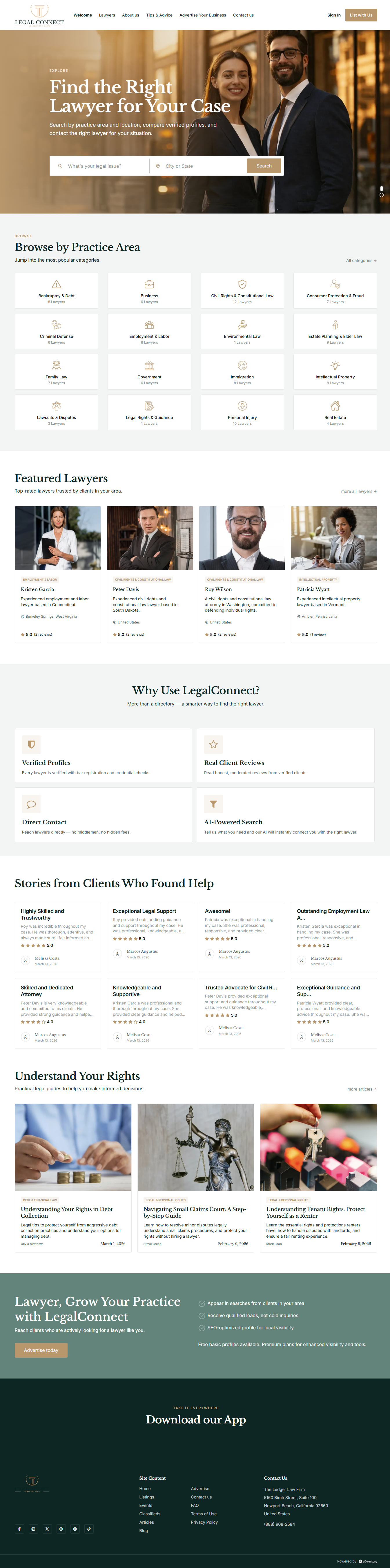 Lawyer Guide Demo