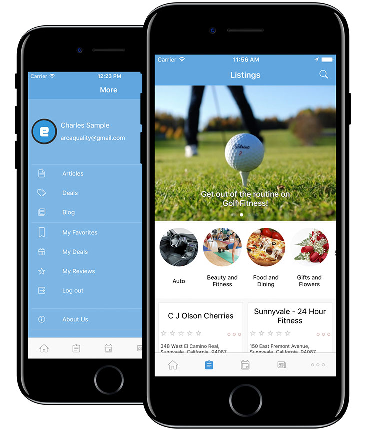 eDirectory Mobile App Builder for iPhone eDirectory Mobile App Builder for iPhone