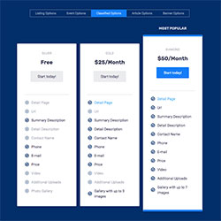 Levels and Pricing