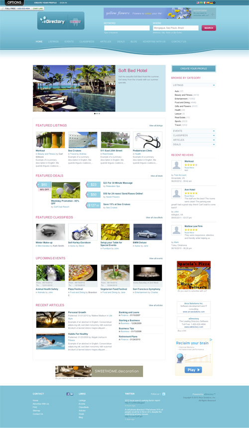 dental theme for edirectory