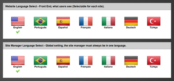 Selecting your languages