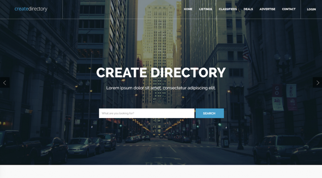 how to create a directory website