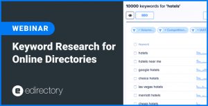 Webinar: Keyword Research for Online Directories