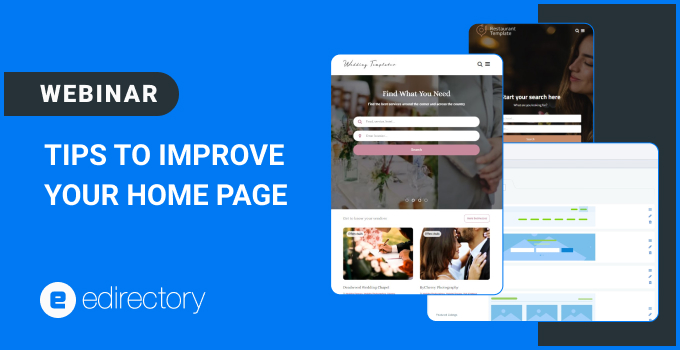 Tips to Improve your Home Page