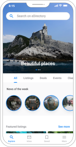 eDirectory App - Home Stories eDirectory App - Home Stories