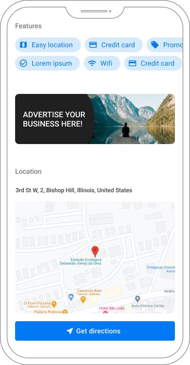 eDirectory app - Listing