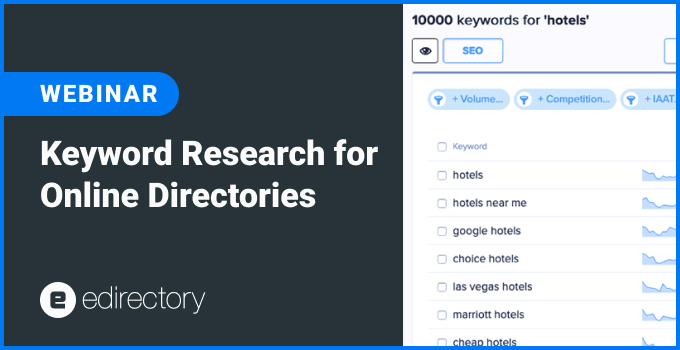 Keyword Research for Online Directories