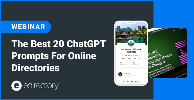 The Best 20 ChatGPT Prompts for Online Directories